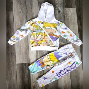 Nickelodeon RUGRATS Girls Jogger set FASHION NOVA size 10/12